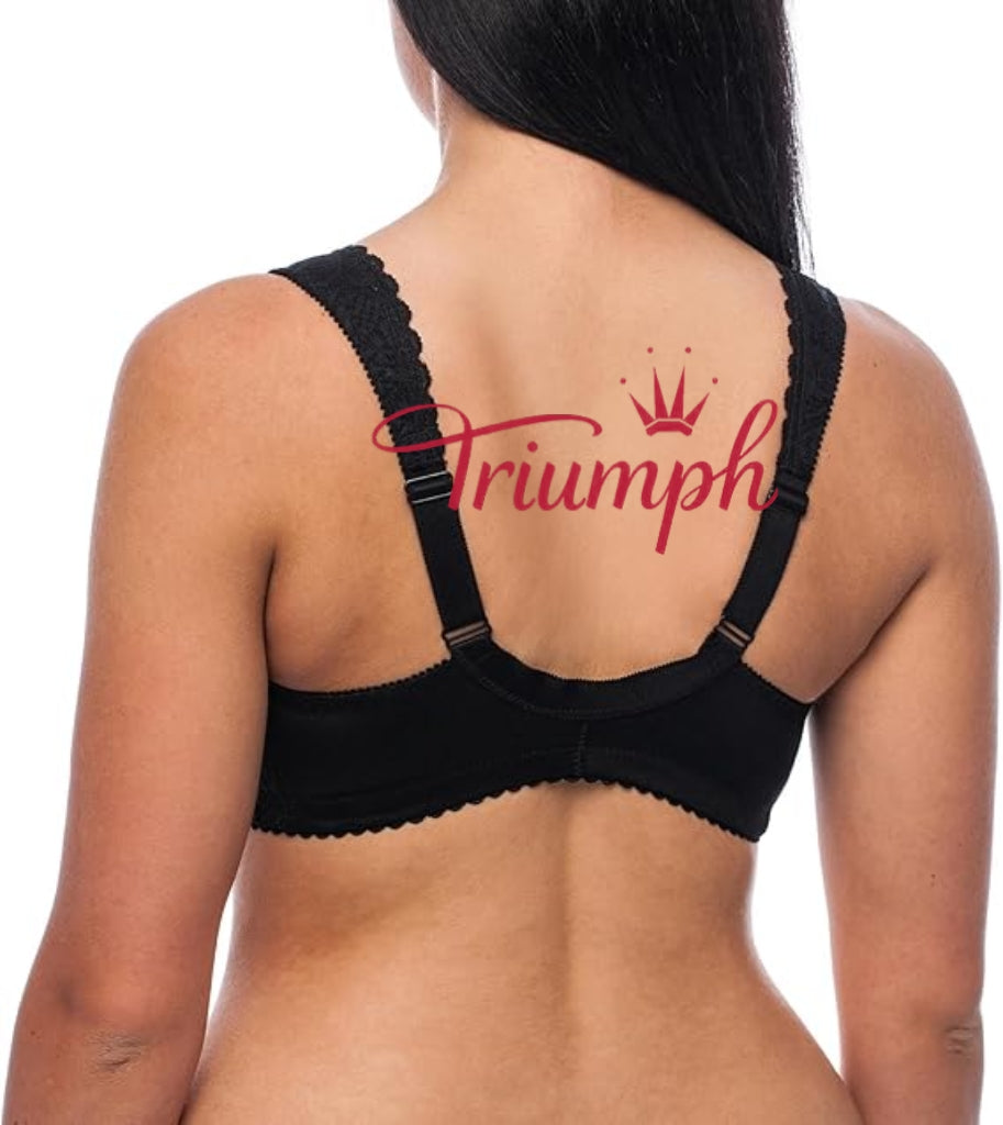 Triumph - (4 kom) Grudnjak bez žice, s kopčanjem sprijeda, plus veličine