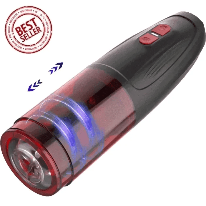 RASENGAN 10 masturbatorius su slankiojančių judesių funkcija ir 3D tekstūros, vaginą imituojančiu vidumi.
