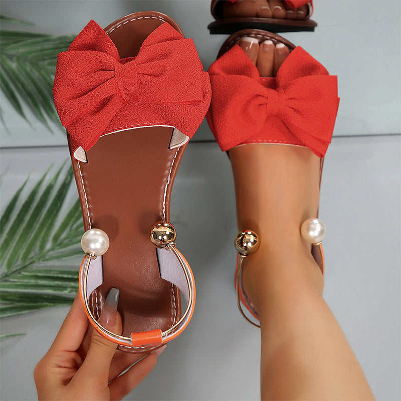 🌺50% POPUSTA💐Elegantne sandale s bisernim remenčićem za gležanj