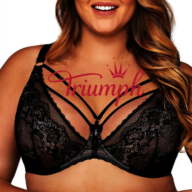 Triumph® – 4 komada💖50% popusta✨Grudnjak za punije grudi s podesivim čipkastim naramenicama