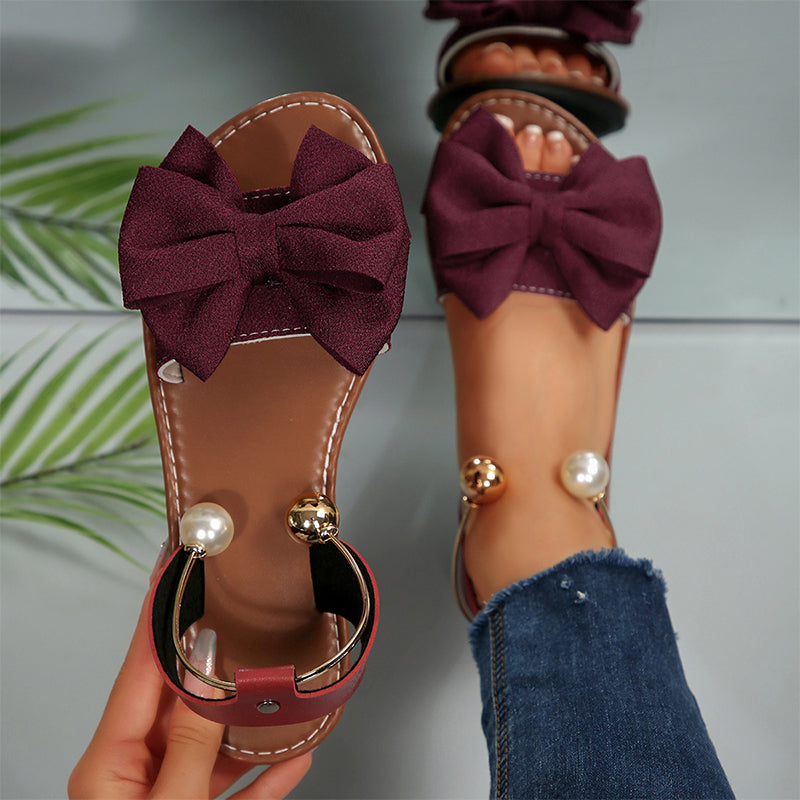🌺50% POPUSTA💐Elegantne sandale s bisernim remenčićem za gležanj