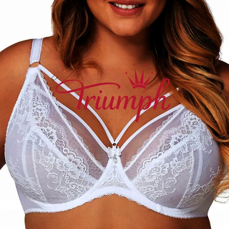 Triumph® – 4 komada💖50% popusta✨Grudnjak za punije grudi s podesivim čipkastim naramenicama