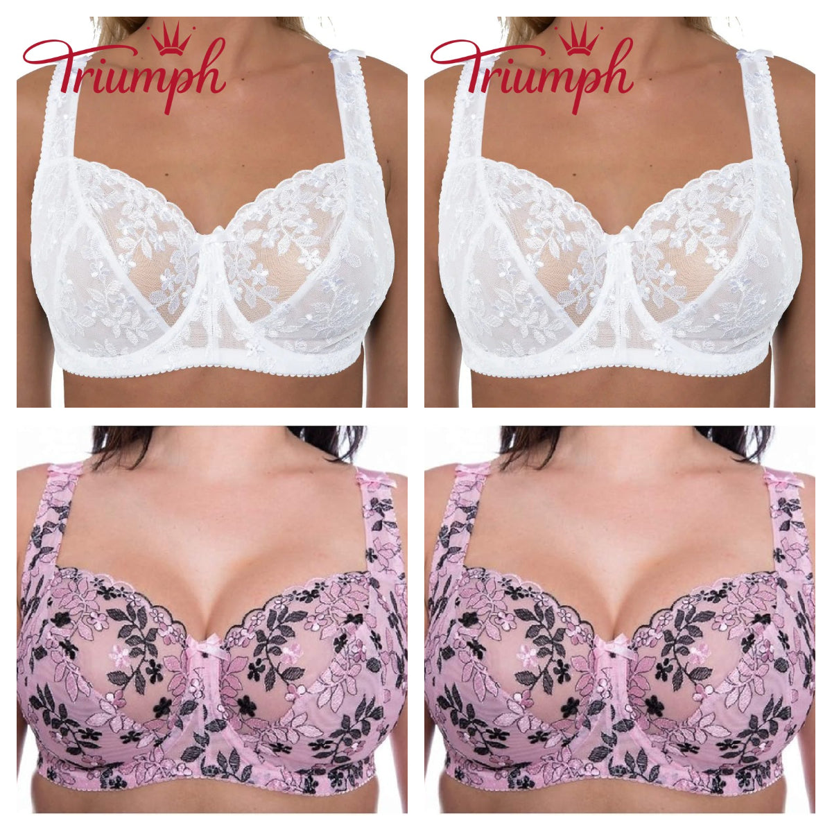 Triumph - 4 pezzi 🔥reggiseni in pizzo 2026