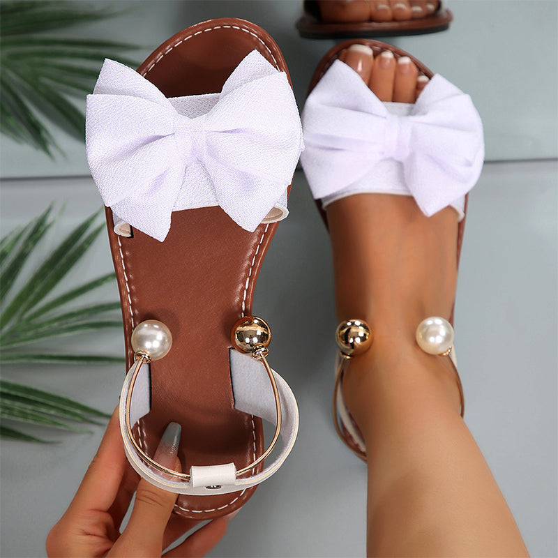 🌺50% POPUSTA💐Elegantne sandale s bisernim remenčićem za gležanj