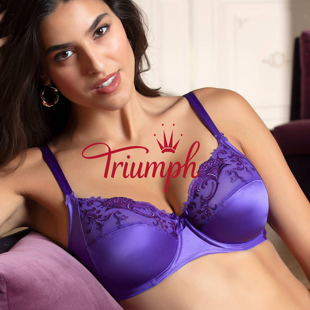 Triumph - (4 kom) Svileni grudnjak s žicom za dobar osjećaj